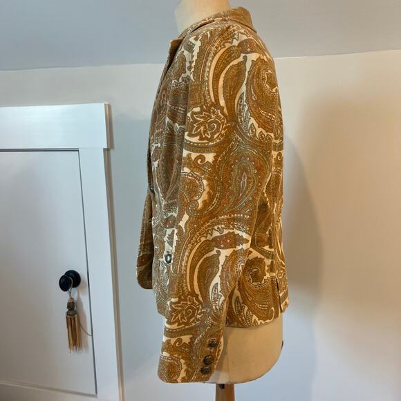 LIZ CLAIBORNE VINTAGE CORDUROY JACKET SZ 10 PETITE - Picture 4 of 7